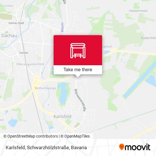 Karlsfeld, Schwarzhölzlstraße map