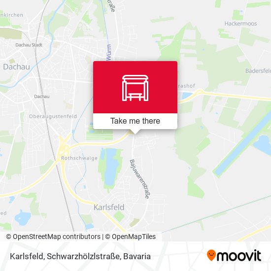 Karlsfeld, Schwarzhölzlstraße map