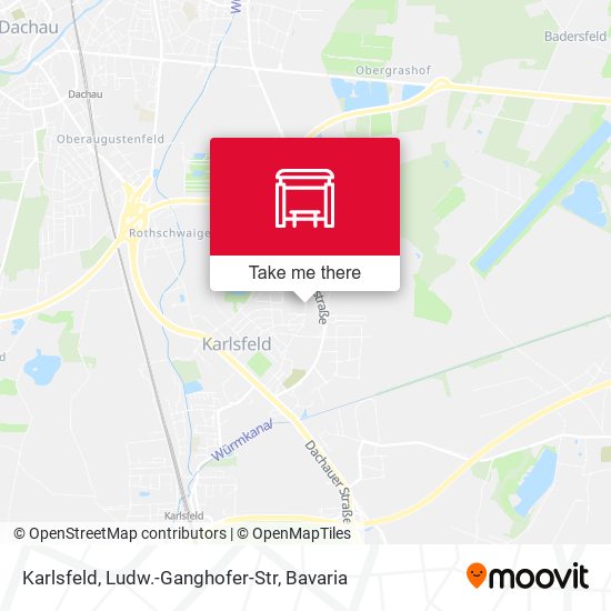 Karlsfeld, Ludw.-Ganghofer-Str map