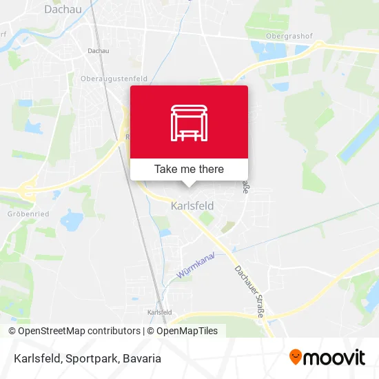 Карта Karlsfeld, Sportpark
