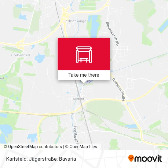 Карта Karlsfeld, Jägerstraße