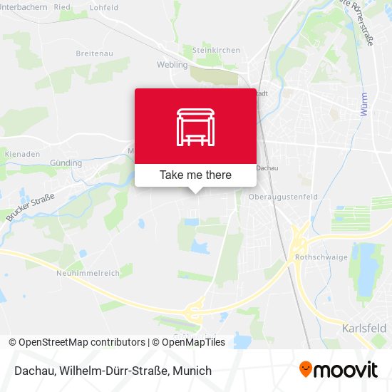 Dachau, Wilhelm-Dürr-Straße map