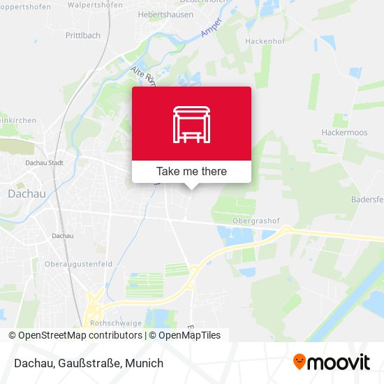 Dachau, Gaußstraße map