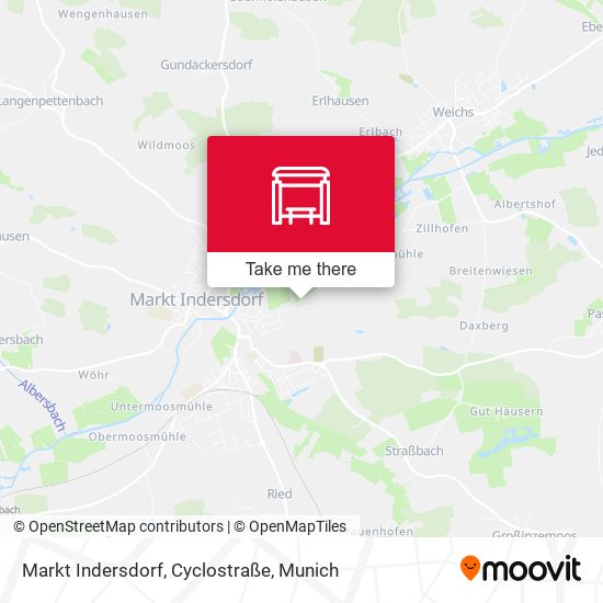 Markt Indersdorf, Cyclostraße map