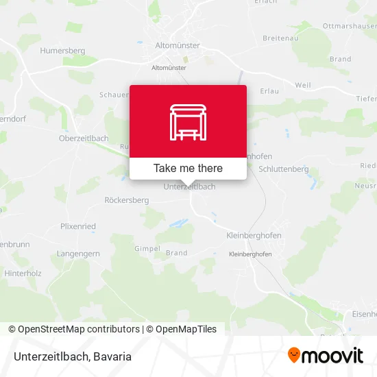 Карта Unterzeitlbach