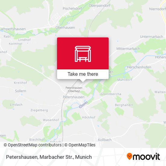 Petershausen, Marbacher Str. map