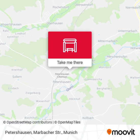 Petershausen, Marbacher Str. map
