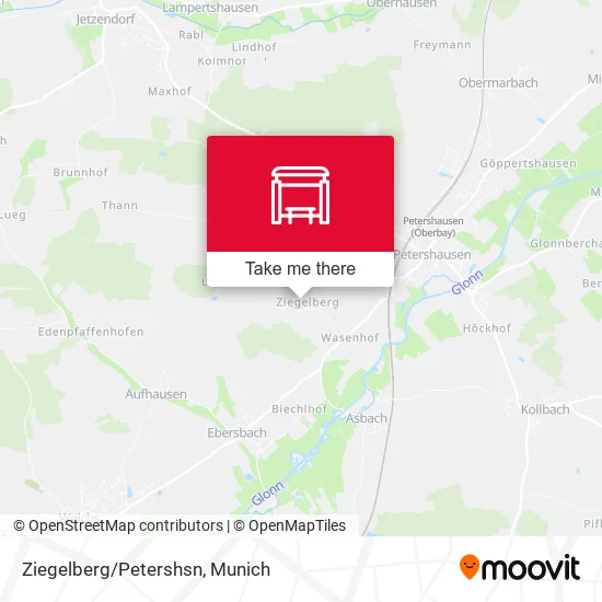 Карта Ziegelberg/Petershsn
