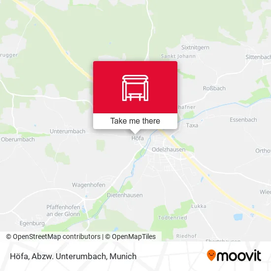 Карта Höfa, Abzw. Unterumbach