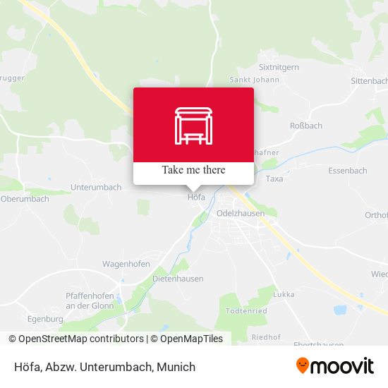 Höfa, Abzw. Unterumbach map