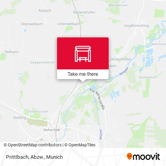 Карта Prittlbach, Abzw.