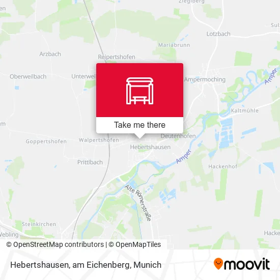 Карта Hebertshausen, am Eichenberg