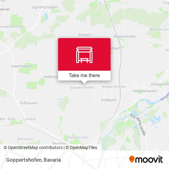Карта Goppertshofen