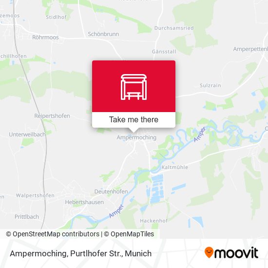 Ampermoching, Purtlhofer Str. map