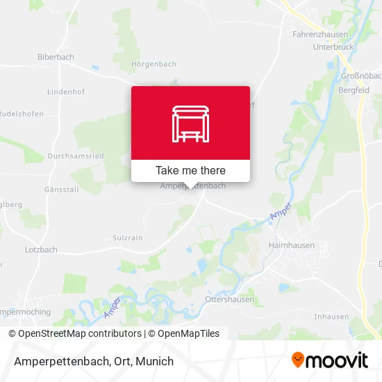Карта Amperpettenbach, Ort