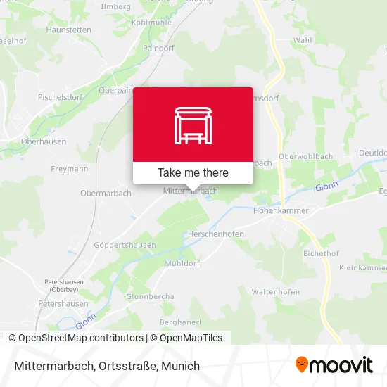 Карта Mittermarbach, Ortsstraße