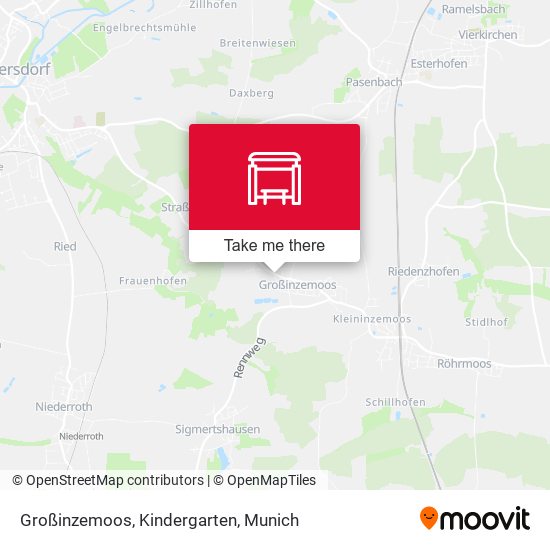 Großinzemoos, Kindergarten map