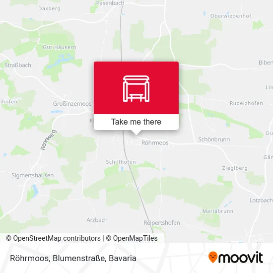 Röhrmoos, Blumenstraße map