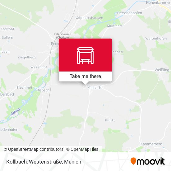 Kollbach, Westenstraße map