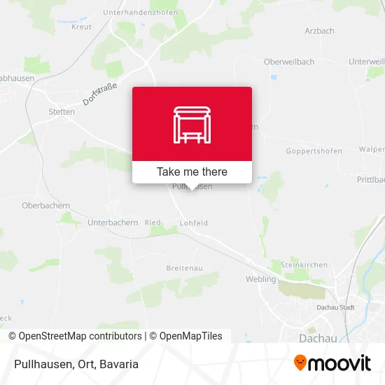 Карта Pullhausen, Ort