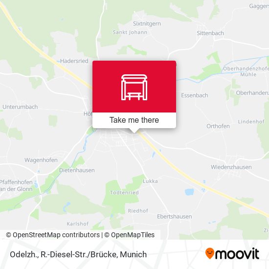 Odelzh., R.-Diesel-Str./Brücke map