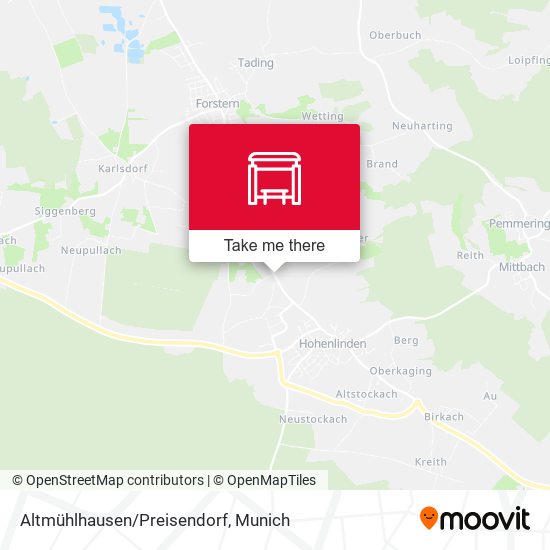 Altmühlhausen/Preisendorf map