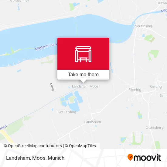 Карта Landsham, Moos