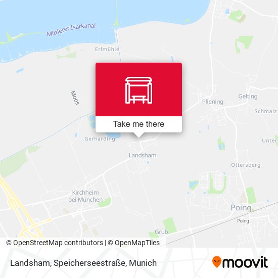 Landsham, Speicherseestraße map