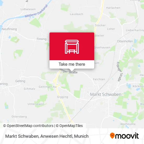 Карта Markt Schwaben, Anwesen Hechtl