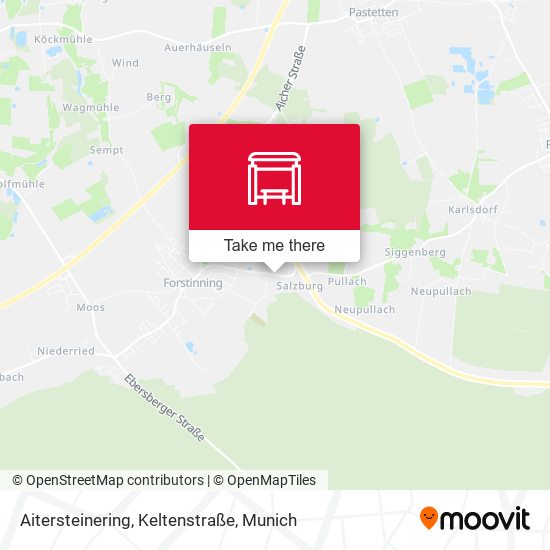 Aitersteinering, Keltenstraße map