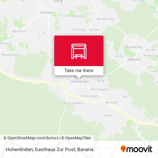 Карта Hohenlinden, Gasthaus Zur Post