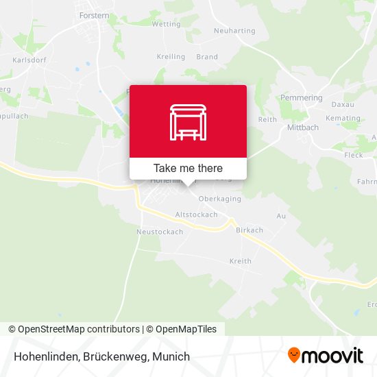 Hohenlinden, Brückenweg map
