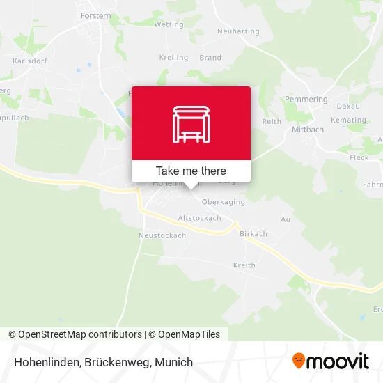 Карта Hohenlinden, Brückenweg