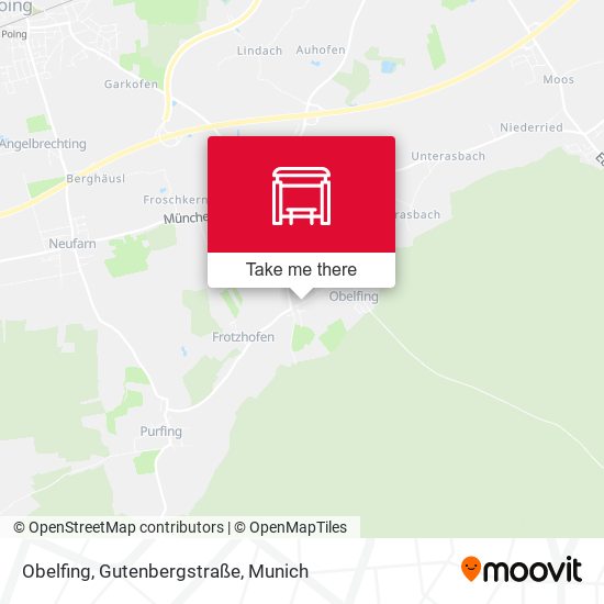 Obelfing, Gutenbergstraße map