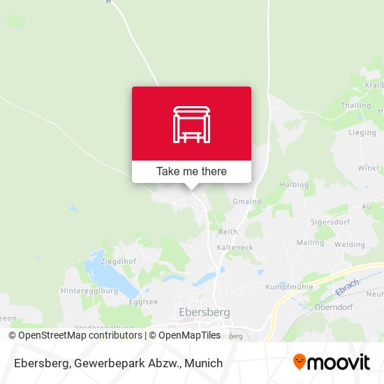 Ebersberg, Gewerbepark Abzw. map