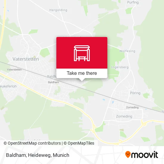 Карта Baldham, Heideweg