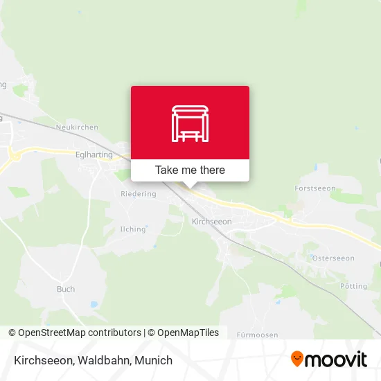 Карта Kirchseeon, Waldbahn