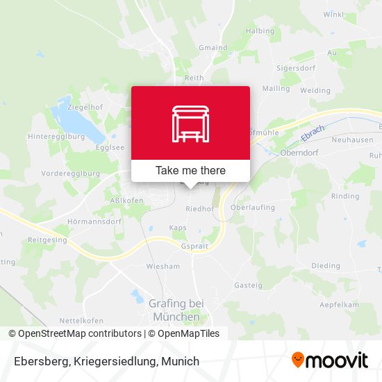 Ebersberg, Kriegersiedlung map