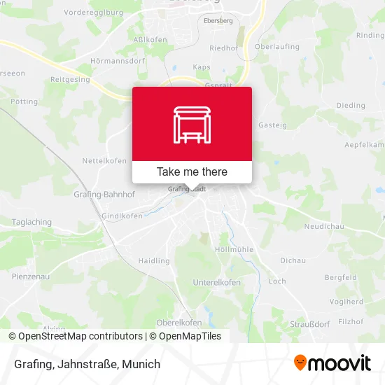 Карта Grafing, Jahnstraße
