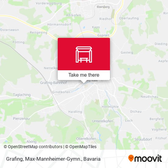 Grafing, Max-Mannheimer-Gymn. map