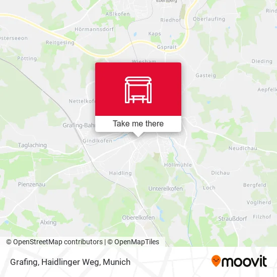 Карта Grafing, Haidlinger Weg