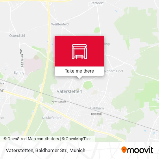 Карта Vaterstetten, Baldhamer Str.