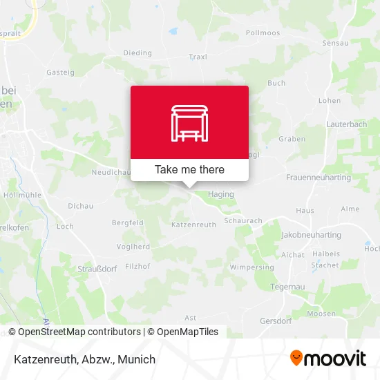 Карта Katzenreuth, Abzw.