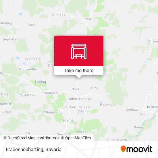 Карта Frauenneuharting