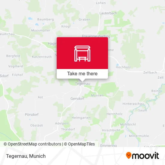 Карта Tegernau