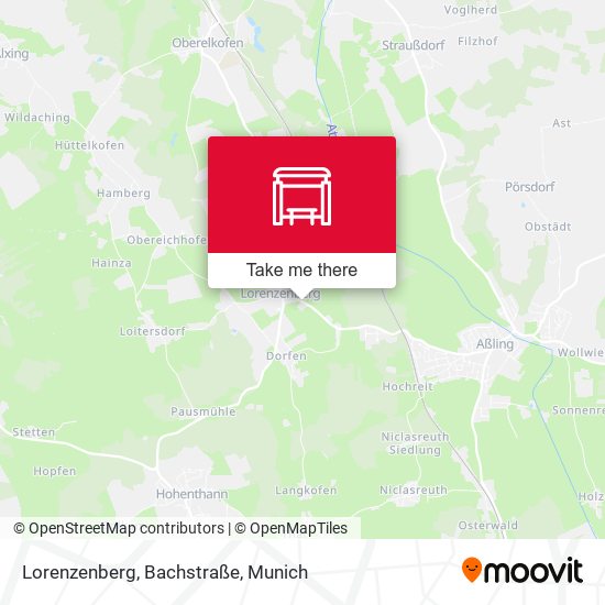Lorenzenberg, Bachstraße map