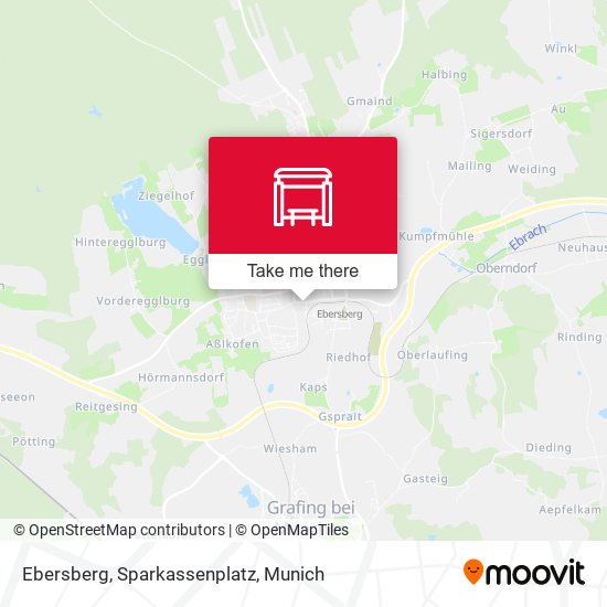 Ebersberg, Sparkassenplatz map