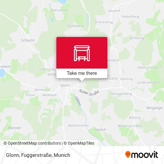 Glonn, Fuggerstraße map