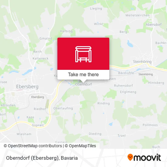 Карта Oberndorf (Ebersberg)