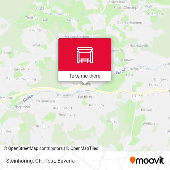 Карта Steinhöring, Gh. Post